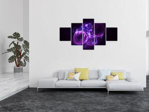 Abstraktní obraz bublin (125x70 cm)