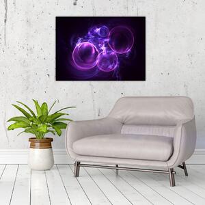 Abstraktní obraz bublin (70x50 cm)