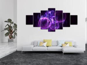 Abstraktní obraz bublin (210x100 cm)