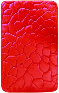BO-MA Koupelnová předložka 0133 red BARVA: Červená, ROZMĚR: 50x40 cm