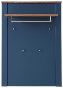 ŠATNÍ PANEL, modrá, barvy dubu, 81/115/30 cm MID.YOU, Online Only