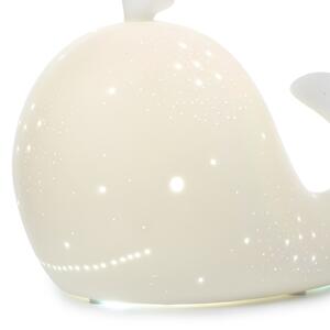 ONLI - Stolní lampa PORCELLANA 1xE14/6W/230V 16,2 cm velryba