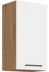 Horní kuchyňská skříňka VANYA - šířka 40 cm, bílá / dub lancelot