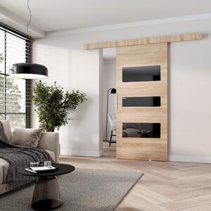 Interiérové dveře na stěnu BARRET 3 - 96 cm, dub sonoma