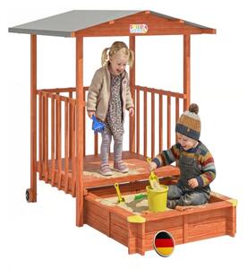 Dřevěné dětské pískoviště se stříškou Merle