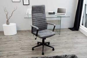 Invicta interior Kancelářská židle Lazio High vintage šedá 37076