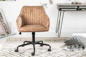 Invicta interior Kancelářská židle Turin vintage taupe