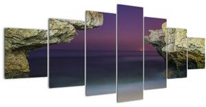 Obraz - mořský útes (210x100 cm)
