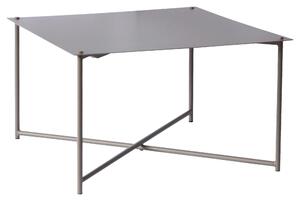KONFERENČNÍ STOLEK, šedohnědá, kov, 70/70/42 cm Xora, Online Only