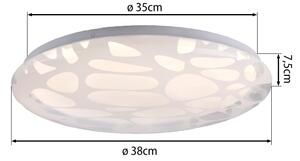 JUST LIGHT. 14009-16 - LED Stm stropní svítidlo ART PLAFO LED/20W/230V bílá + DO