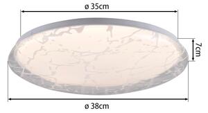 JUST LIGHT. 14008-16 - LED Stm stropní svítidlo ART PLAFO LED/20W/230V bílá + DO