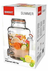 Banquet Zásobník na nápoje s kohoutkem Summer 7 l