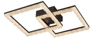 JUST LIGHT. 14732-18 - LED Stropní svítidlo GLITRA LED/17,5W/230V černá