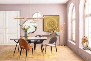 ŽIDLE, oranžová, černá, barvy zlata Ambia Home - Jídelní židle, Online Only