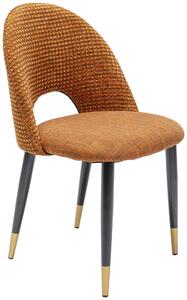 ŽIDLE, oranžová, černá, barvy zlata Ambia Home - Jídelní židle, Online Only