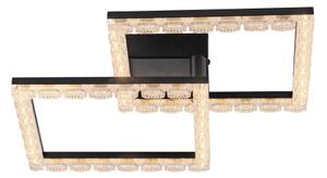 JUST LIGHT. 14732-18 - LED Stropní svítidlo GLITRA LED/17,5W/230V černá