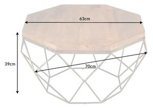 Invicta interior Konferenční stolek Diamond 70cm mango 40391