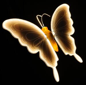 Aigostar - LED Venkovní dekorace 372xLED 60 cm IP44 motýl/teplá bílá