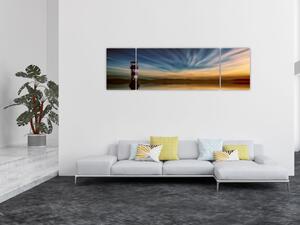 Obraz majáku v moři (170x50 cm)