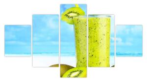 Obraz - kiwi smoothie (125x70 cm)