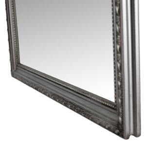 TEMPO Zrcadlo, stříbrný dřevěný rám, MALKIA TYP 3