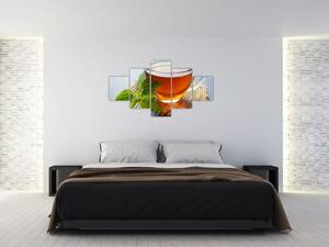 Obraz šálku s čajem (125x70 cm)