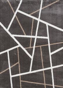 SINTELON Kusový koberec Creative 12/GWG BARVA: Černá, ROZMĚR: 120x170 cm