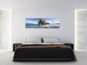 Obraz ledové skály (170x50 cm)