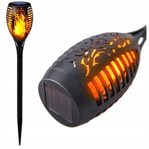 CHINEX 8x LED solární svítilna s dekorativním plamenem