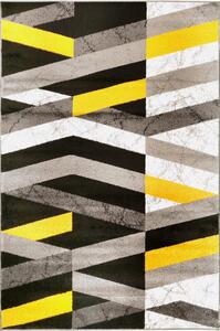 JUTEX Kusový koberec Calderon A1038 žlutý BARVA: Žlutá, ROZMĚR: 80x150 cm