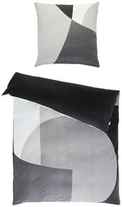 OBOUSTRANNÉ POVLEČENÍ, satén, antracitová, šedá, černá, světle šedá, tmavě šedá, 155/220 cm Schöner Wohnen - Online Only povlečení, Online Only
