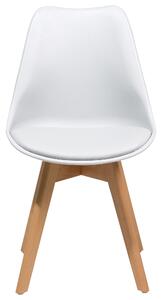 Konferenční židle Sada 2 ks Bílá DAKOTA