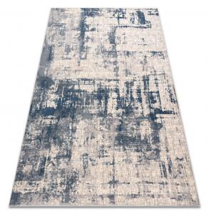 Makro Abra Vlněný kusový koberec NAIN 7005/51655 Abstraktní béžový modrý Rozměr: 80x150 cm