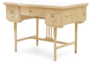 Psací stůl v klasicisním stylu bez povrchové úpravy