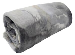 Šedá fleecová deka 150x200 cm Marble – JAHU collections