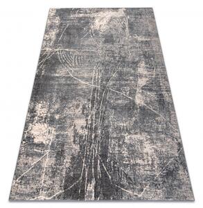 Makro Abra Vlněný kusový koberec NAIN 1543/51644 Abstraktní šedý modrý Rozměr: 80x150 cm
