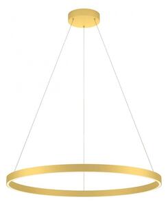 Redo Závěsné LED svítidlo Febe - kulaté, ø80cm Barva: Zlatá, Chromatičnost: 4000K