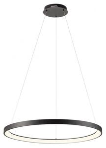 Redo Závěsné LED svítidlo Iconic, ø78cm Barva: Černá