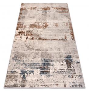Makro Abra Vlněný kusový koberec NAIN 1544/51655 Abstraktní šedý terakota Rozměr: 80x150 cm