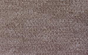 SPOLTEX Metrážový koberec LEON 11344 BARVA: Hnědá, ŠÍŘKA: 3 m