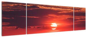 Obraz barevného slunce (170x50 cm)