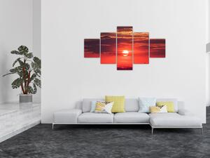 Obraz barevného slunce (125x70 cm)
