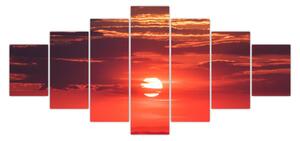 Obraz barevného slunce (210x100 cm)