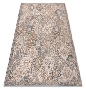 Makro Abra Vlněný kusový koberec NAIN 1541/51655 Klasický béžový modrý Rozměr: 80x150 cm