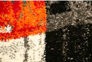 JUTEX Kusový koberec Jasper 20762 910 černá/červená BARVA: Červená, ROZMĚR: 200x290 cm