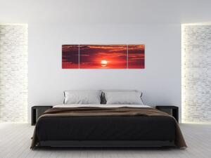 Obraz barevného slunce (170x50 cm)