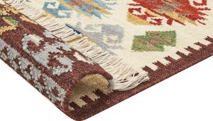 Vlněný kelimový koberec 200 x 300 cm vícebarevný AKNALICH