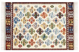 Vlněný kelimový koberec 160 x 230 cm vícebarevný AKNALICH