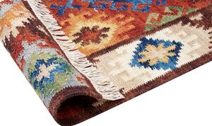 Vlněný kelimový koberec 200 x 300 cm vícebarevný ZOVUNI