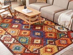 Vlněný kelimový koberec 200 x 300 cm vícebarevný ZOVUNI
